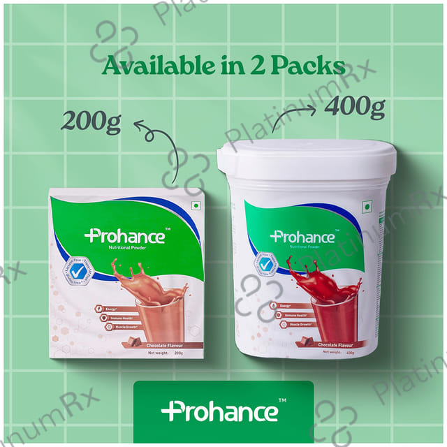 Prohance Complete Drink Flavour Chocolate Powder 200gm