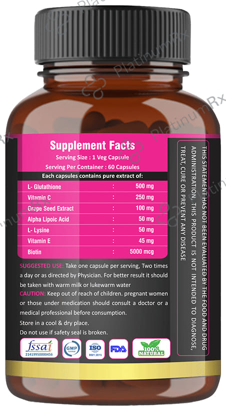 Health Mart L-Glutathione 1000mg Capsule