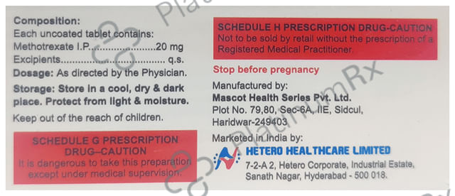 Methora 20 Tablet