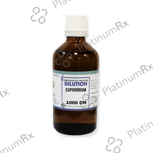 LDD Bioscience Euphorbium Dilution 1000 CH 100 ml