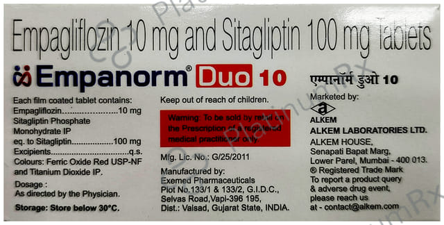 Empanorm Duo 10mg Tablet 10s