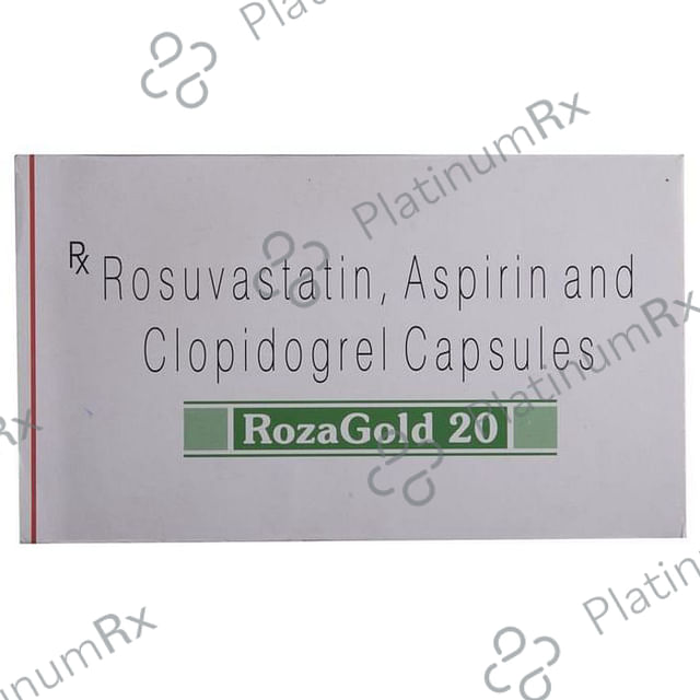 Rozagold 75/20/75mg Capsule 10s