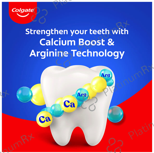 Colgate Strong Teeth Anticavity Toothpaste (1 Tube of 200gm & 1 Tube of 100gm) with Toothbrush Free
