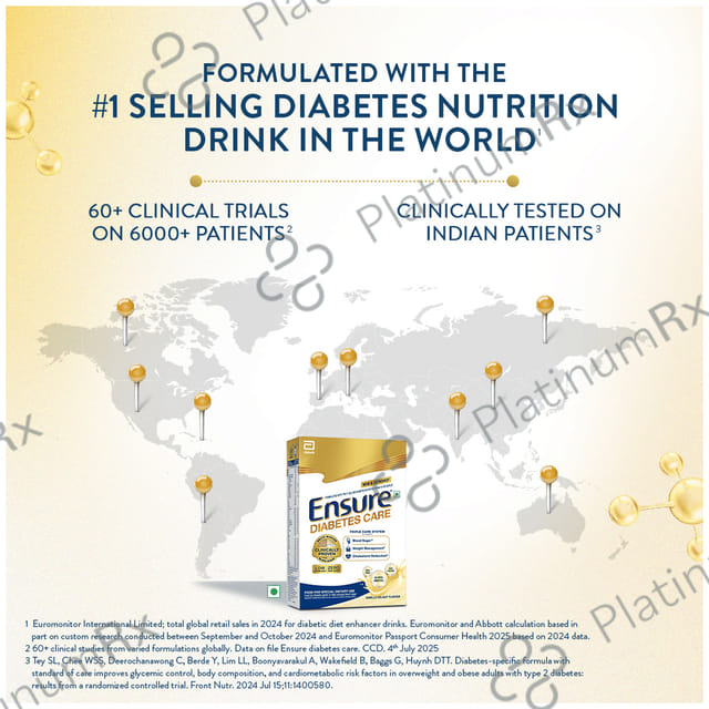 Ensure Diabetes Care Vanilla Flavour Delight Powder 200gm