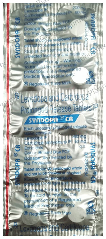 Syndopa CR 200/50mg Tablet 10s
