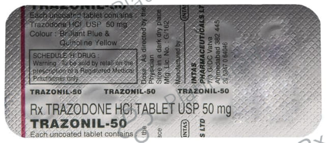 Trazonil 50mg Tablet 10s