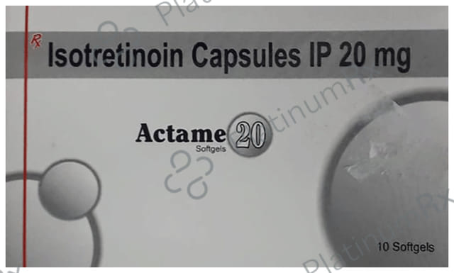 Actame 20mg Capsule 10s