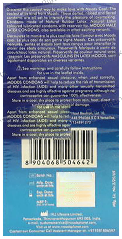 MOODS Silver Cool Condom