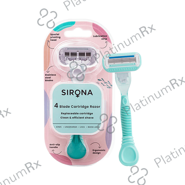 Sirona 4 Blade Cartridge Razor