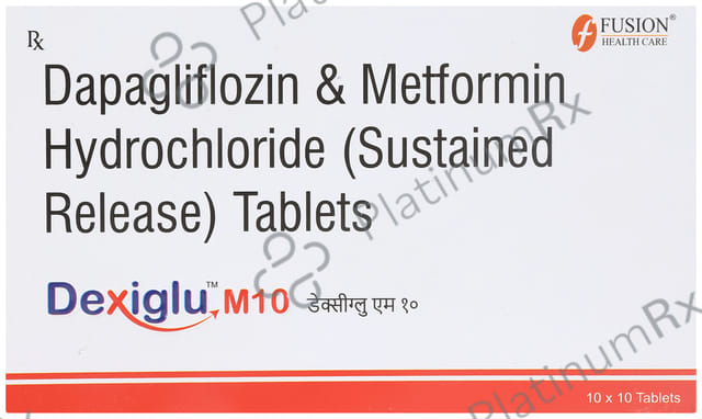 Dexiglu M 10/500mg Tablet ER 10s