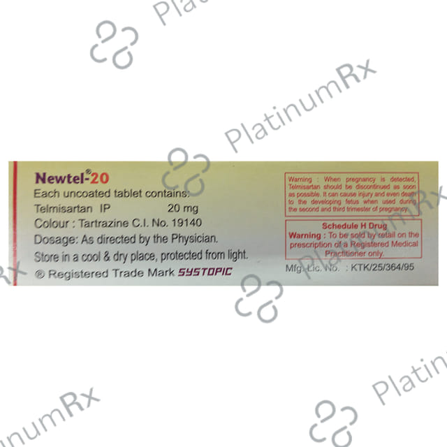 Newtel 20mg Tablet 10s