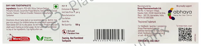 New Shy NM Toothpaste 100gm