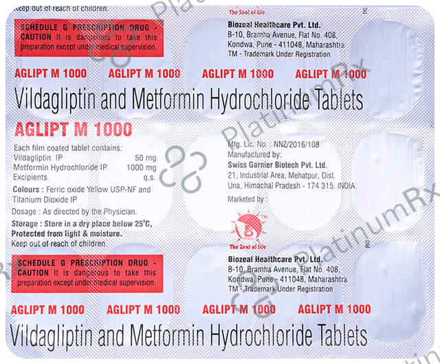 Aglipt M 1000 Tablet