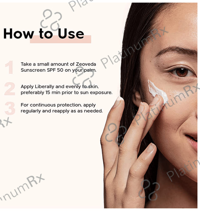Zeoveda Sunscreen SPF 50 Lotion 100ml