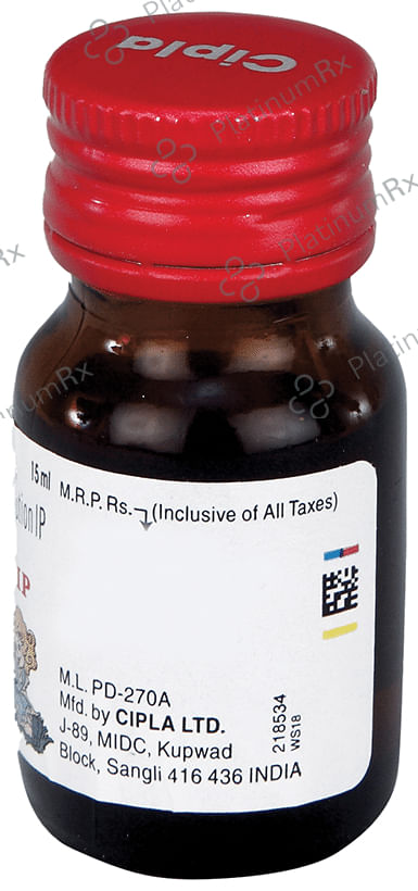 Paracip 150mg Drops 15ml