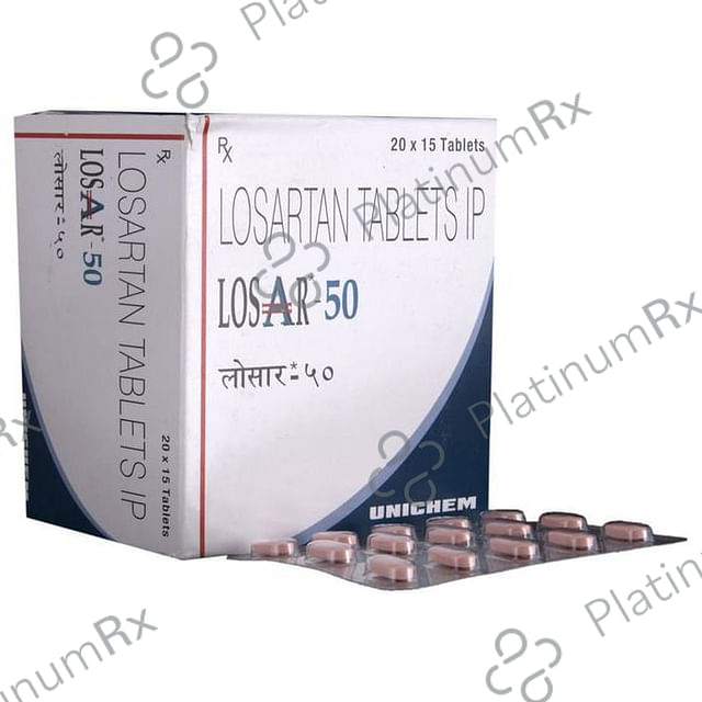 Losar 50mg Tablet 15s