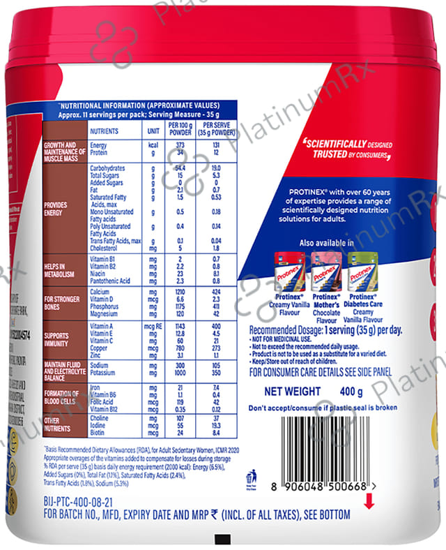Protinex Rich Chocolate Powder 400gm