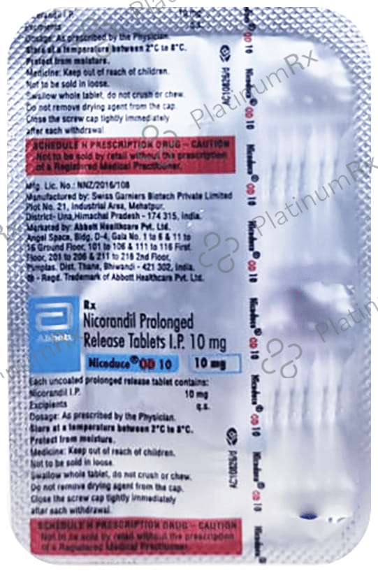 Nicoduce OD 10mg Tablet 10s
