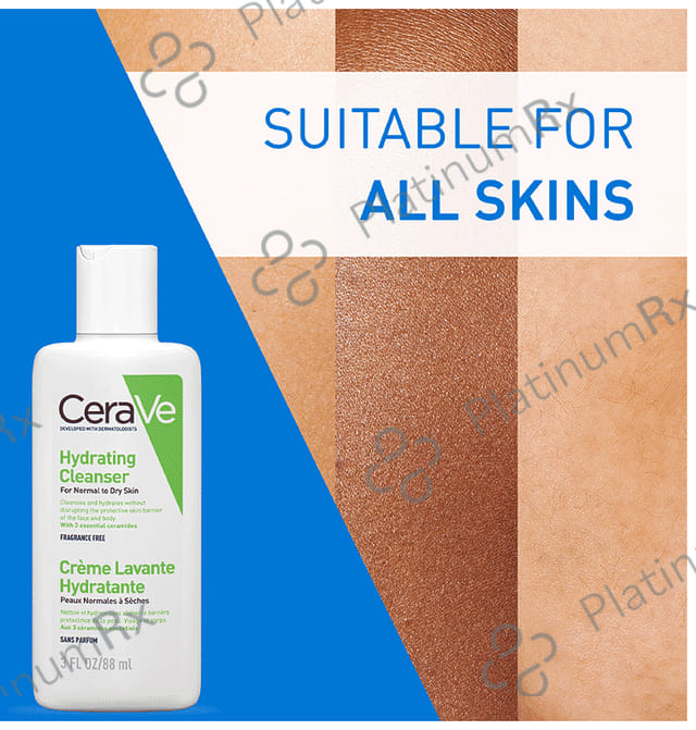 CeraVe Hydrating Cleanser For Normal & Dry Skin 88ml