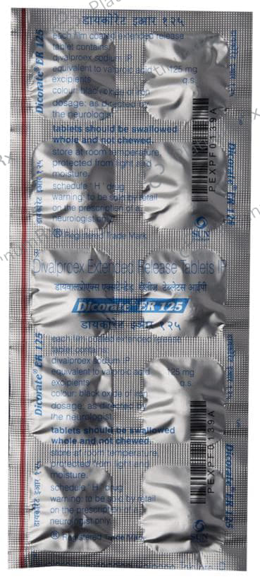 Dicorate ER 125mg Tablet 10s