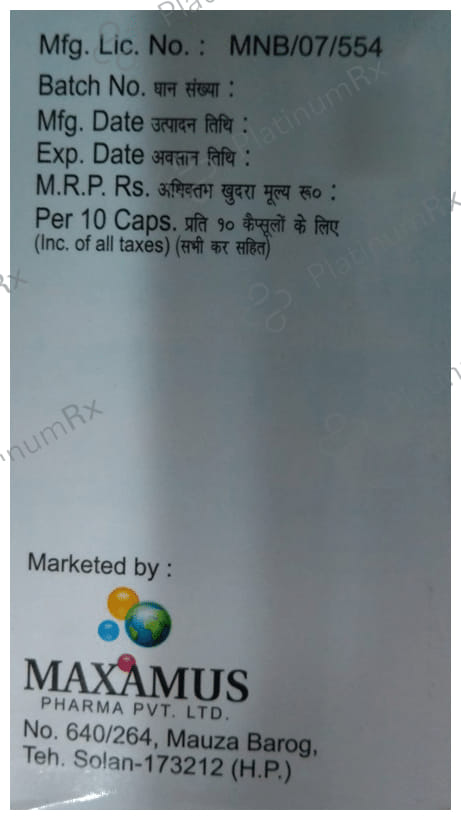Prazo-DSR Capsule 10 Capsule SR Maxamus Pharma Pvt