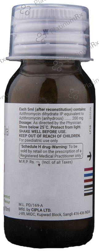 Azee 200mg Dry Syrup 15ml