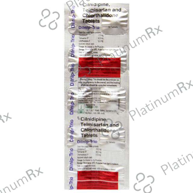 Dilnip Trio 12.5/10/40mg Tablet 10s