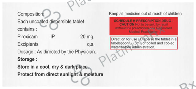 Fibcam 20mg Tablet 10s
