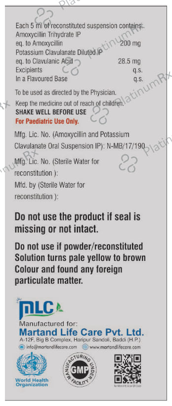 Moxymart-CV Dry Syrup