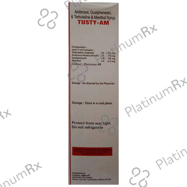 Tusty AM Syrup 100 Syrup