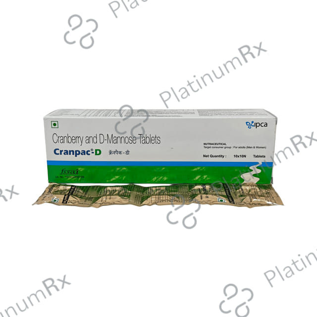 Cranpac D 600/300mg Tablet 10s