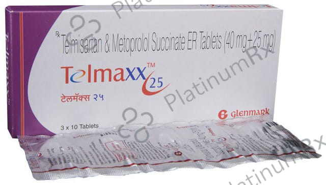 Telmaxx 25/40mg Tablet ER 10s