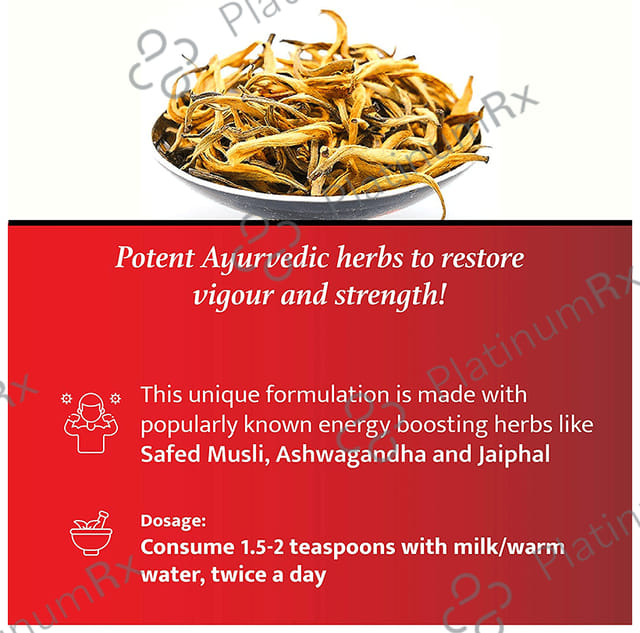 Baidyanath Musli Pak Reduces Fatigue & Increases Stamina Powder (100gm Each) 2 jar