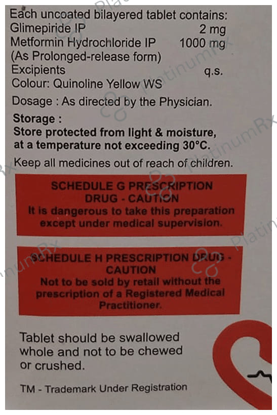 Glycihold M2 Forte Tablet PR 10s