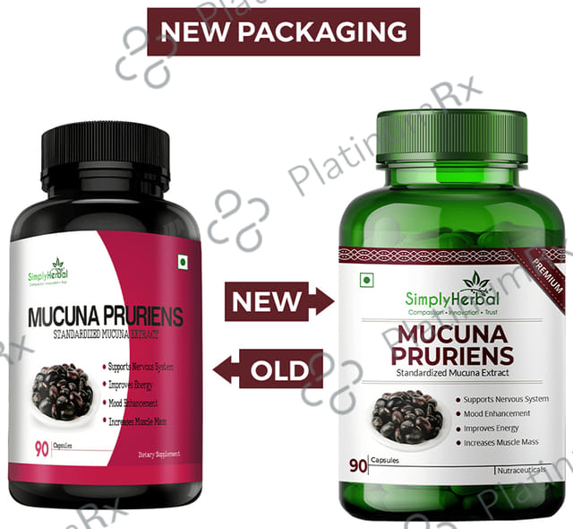 Simply Herbal Mucuna Pruriens Capsule