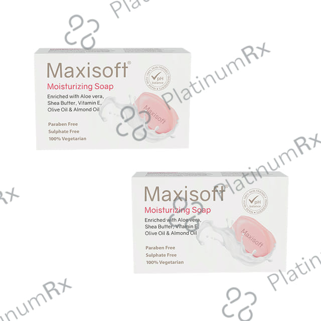 Maxisoft Moisturizing Soap (75gm Each) 2 units