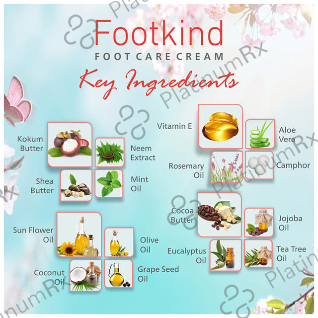 Footkind pH Balanced Foot Care Cream (60gm Each) 4 Tube