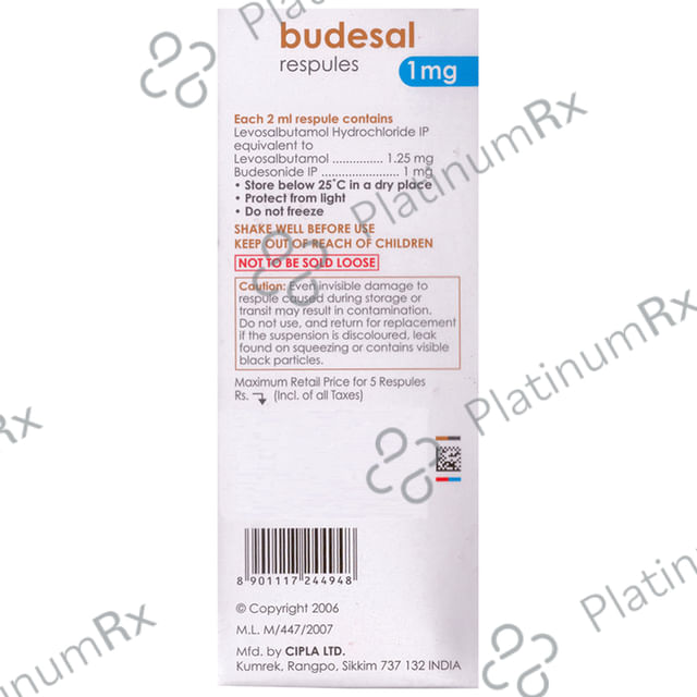 Budesal 1mg Respule 2ml