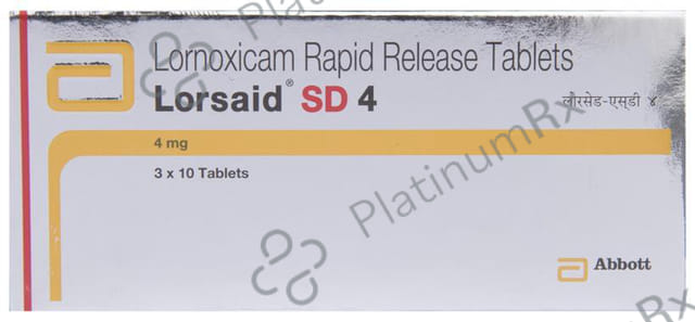 Lorsaid SD 4mg Tablet 10s