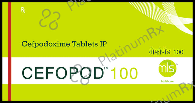 Cefopod 100mg Tablet 10 tablets Tablet MLS Healthcare Pvt Ltd