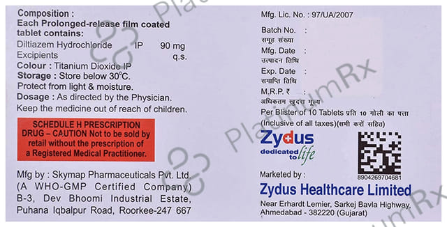 Dtm 90mg SR Tablet 10s