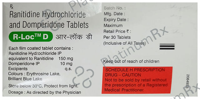 R Loc D 10/150mg Tablet 30s