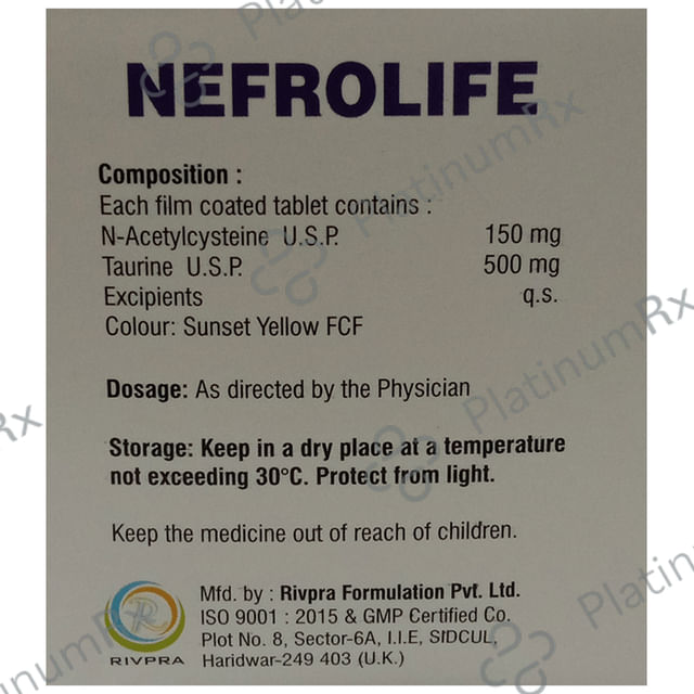 Nefrolife 500mg/150mg Tablet