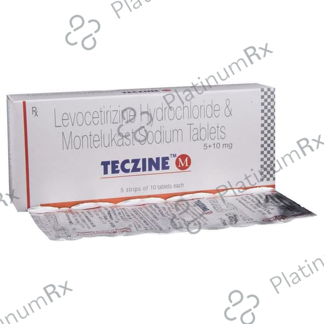 Teczine M 5/10mg Tablet 10s