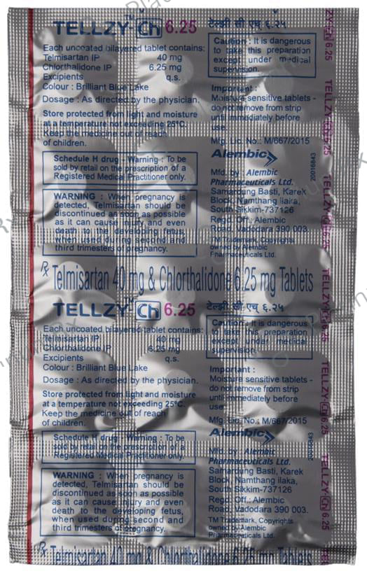 Tellzy CH 6.25mg Tablet 15s