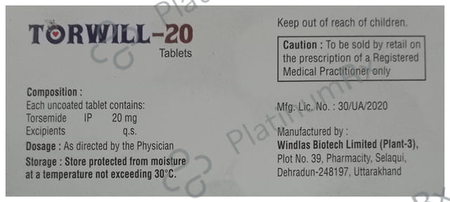 Torwill 20 Tablet