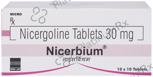 Nicerbium 30mg Tablet 10s