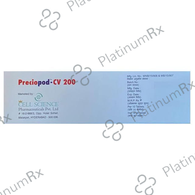 Preciopod-CV 200 Tablet