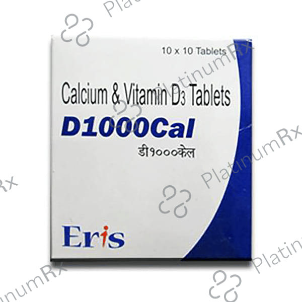 D Cal 1000IU/500mg Tablet 10s