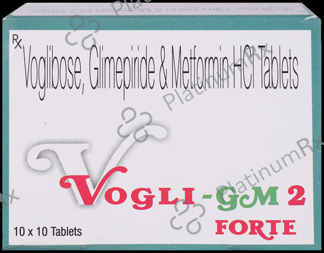 Vogli GM Forte 2/500/0.3mg Tablet SR 10s